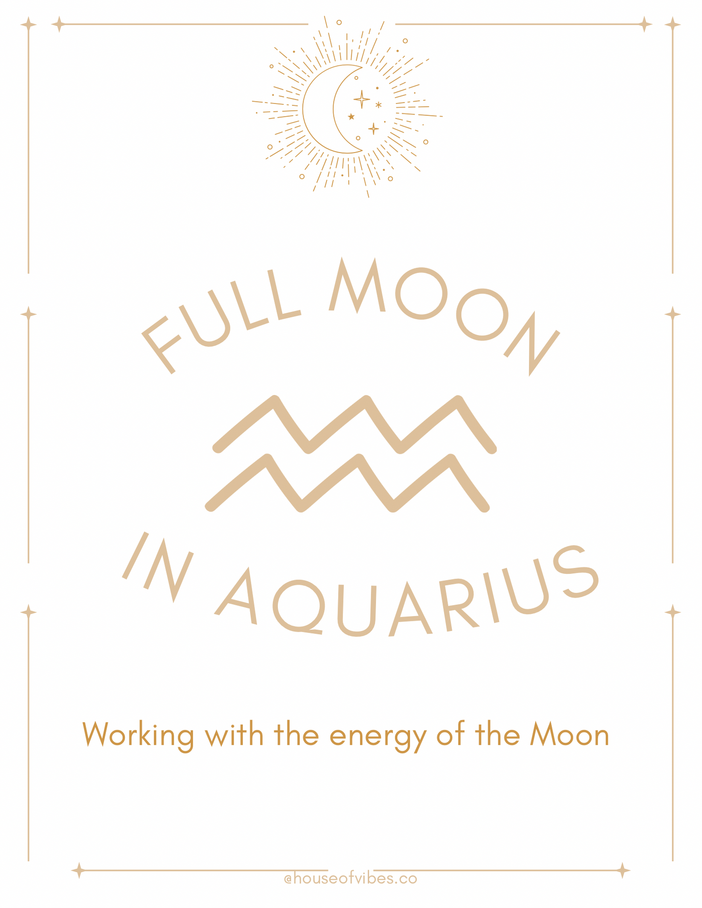 Full Moon in Aquarius