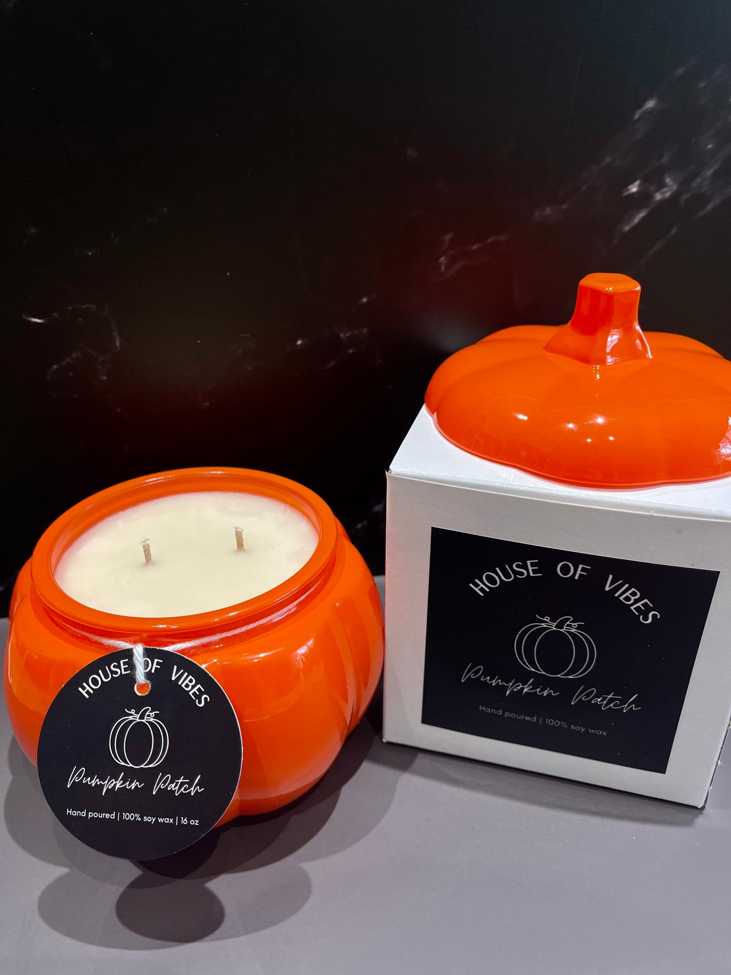 Pumpkin Jar Candle Duo