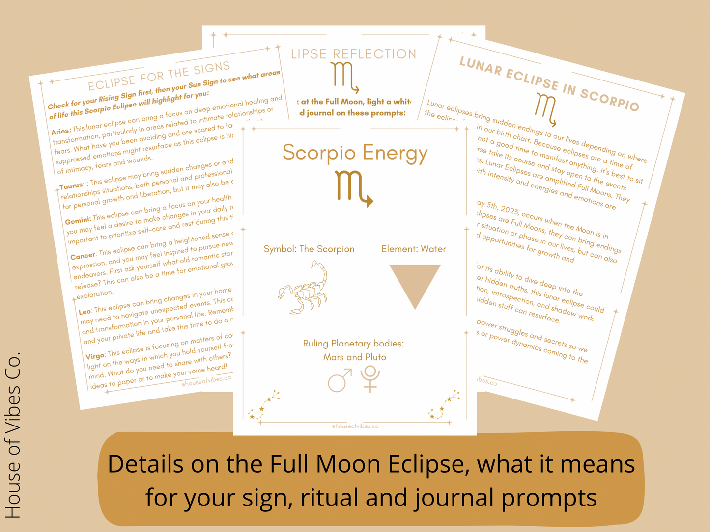 Full Moon Eclipse in Scorpio Workbook