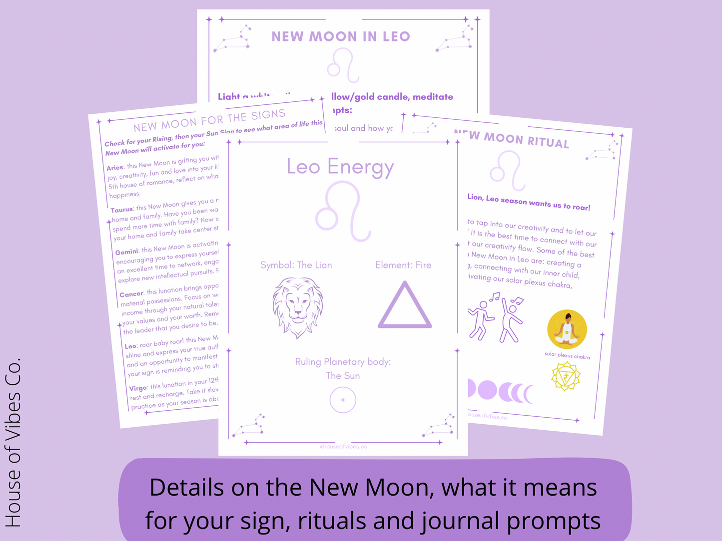 New Moon in Leo Workbook