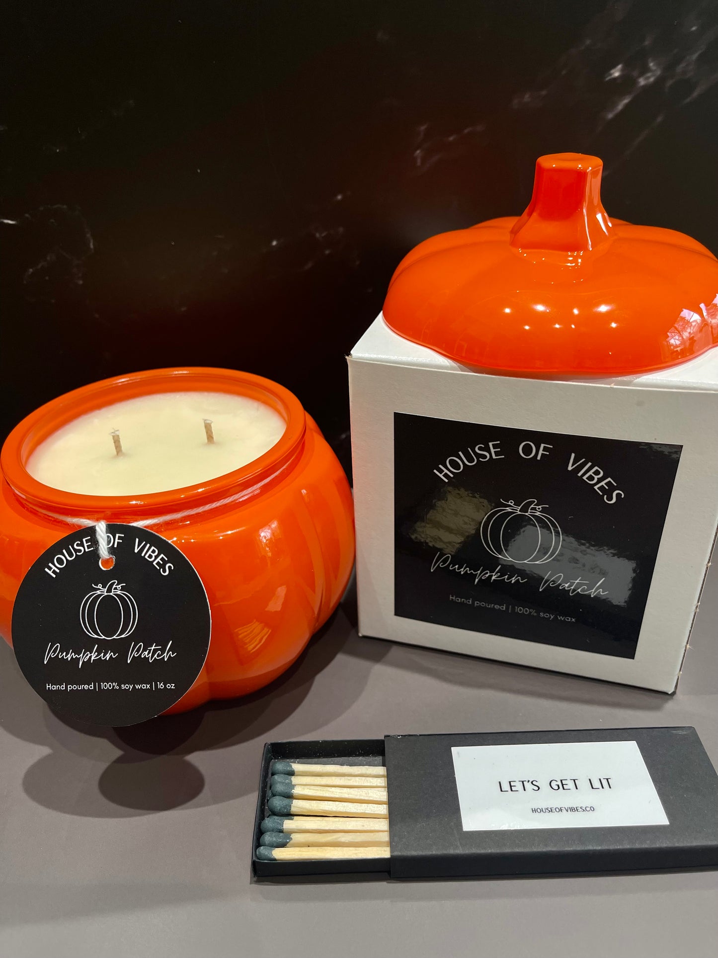 Pumpkin Jar Candle Duo