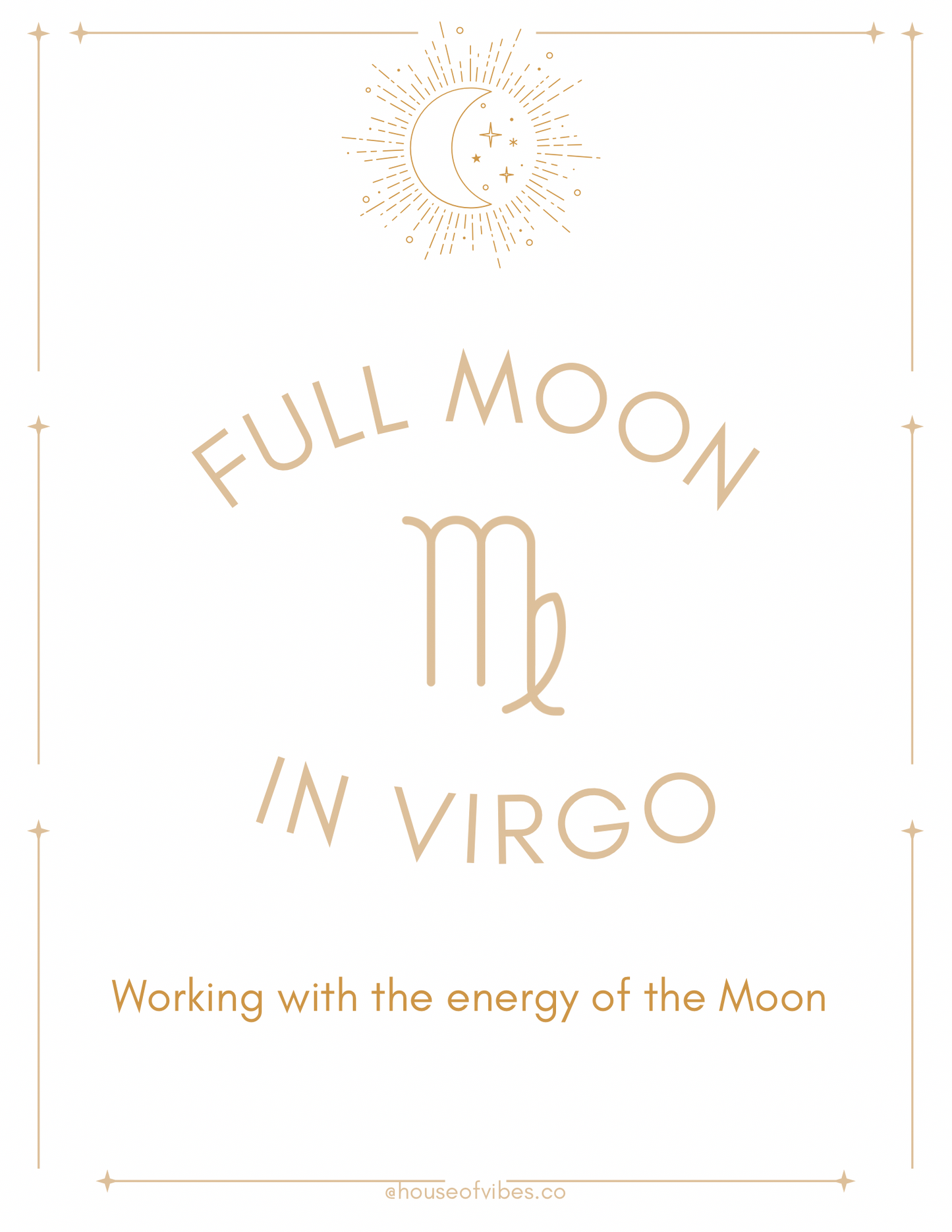 Virgo Full Moon Workbook