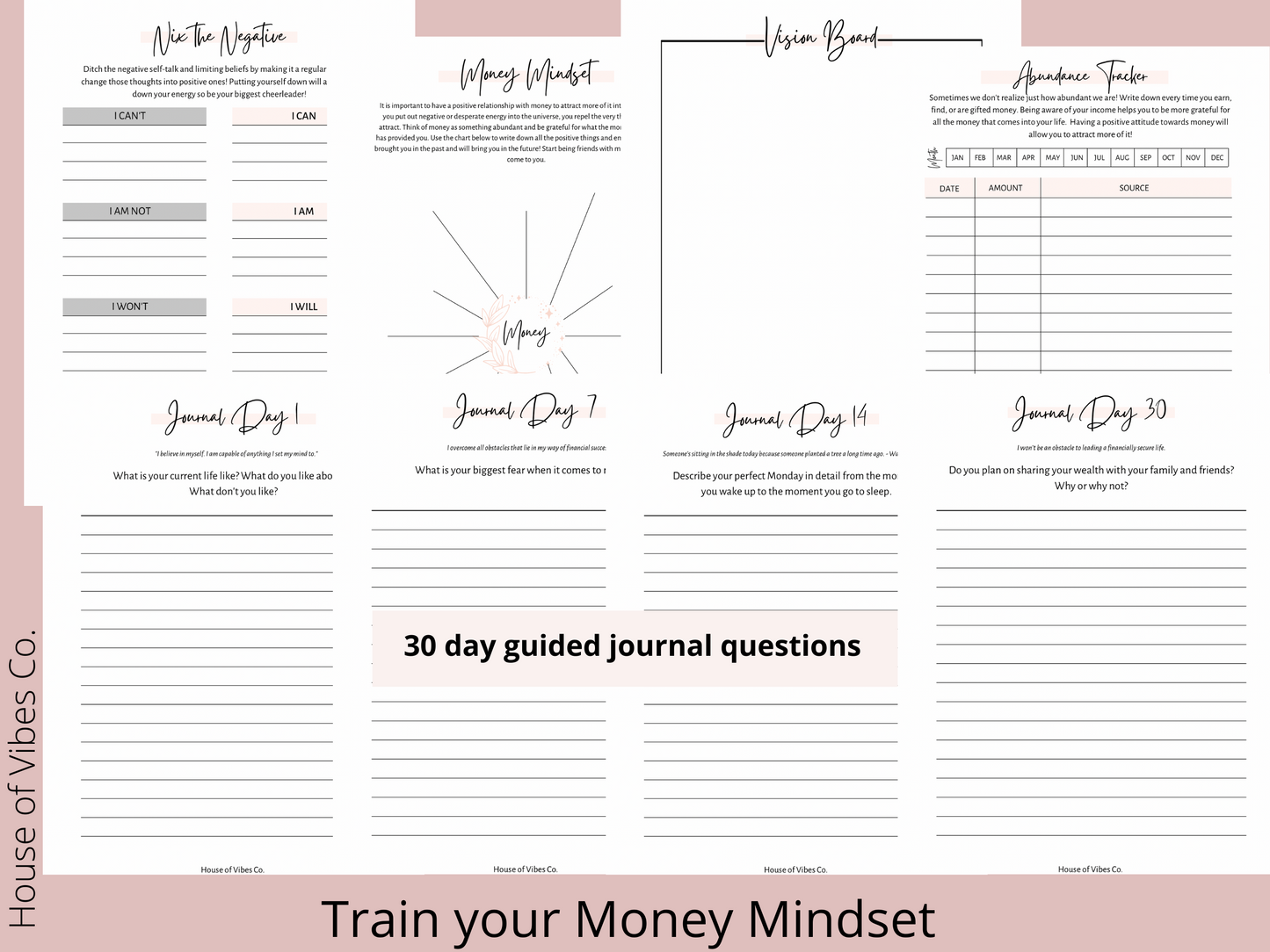 Money Manifestation Journal