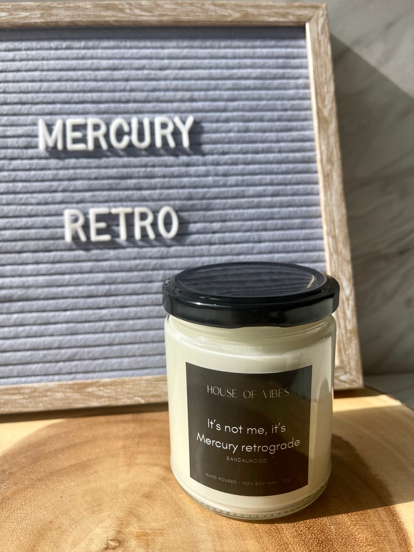 Mercury Retrograde Candle