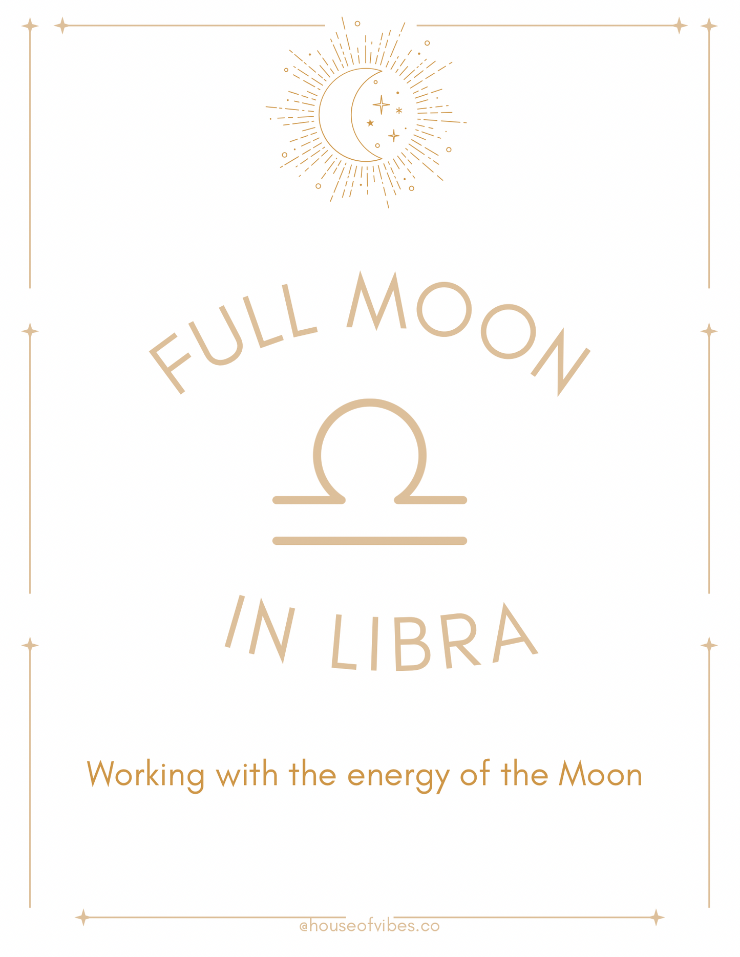 Full Moon in Libra Workbook
