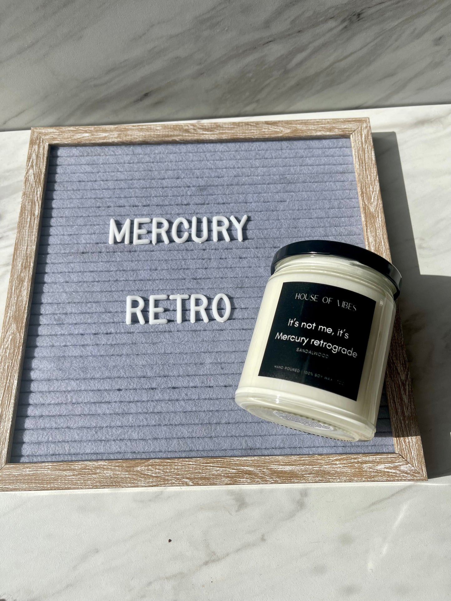 Mercury Retrograde Candle