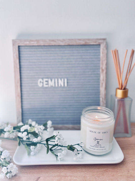Gemini Scented Zodiac Sign Candle
