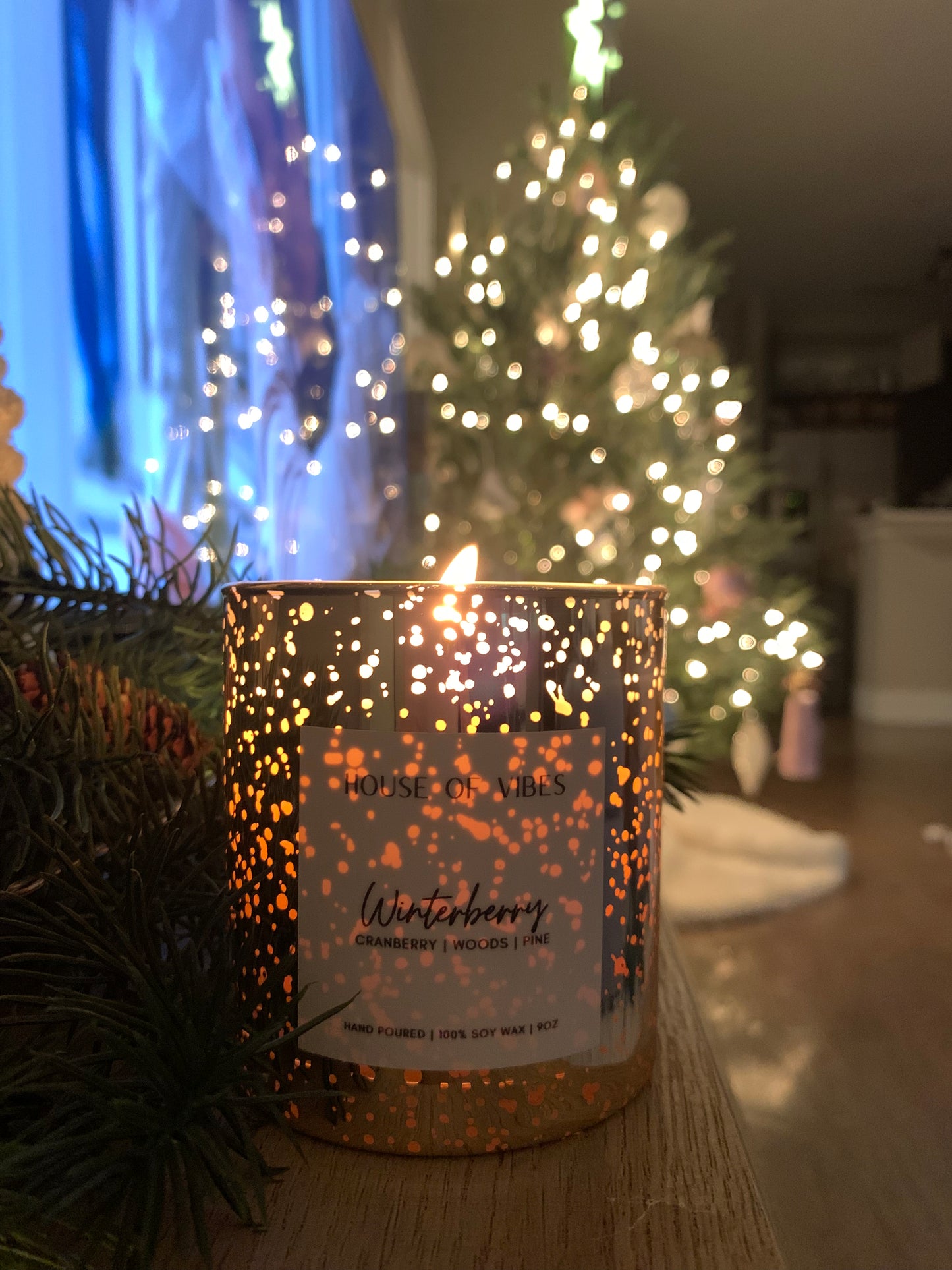 Winterberry 9oz Holiday Candle