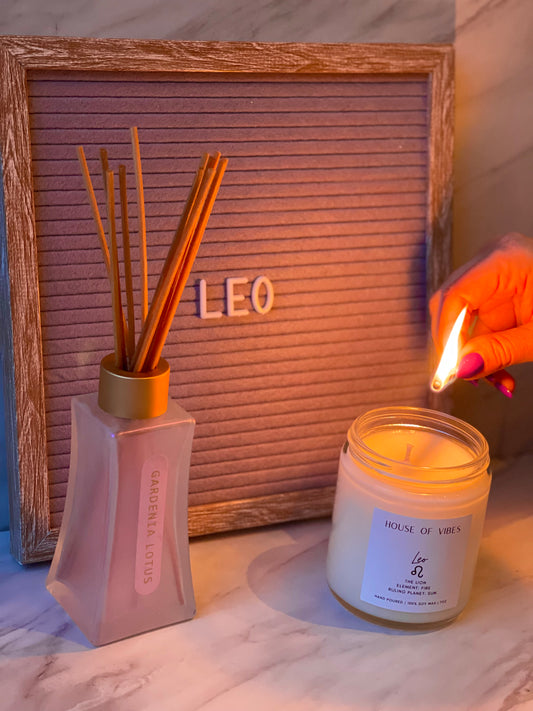 Leo Scented Zodiac Sign Candle