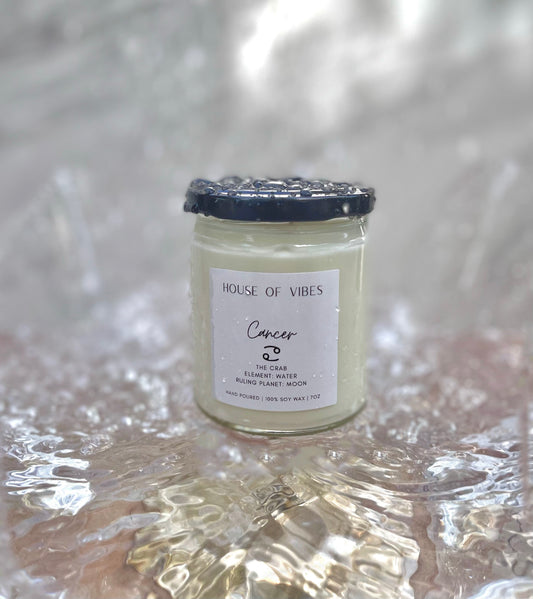 Cancer Scented Zodiac Sign Candle