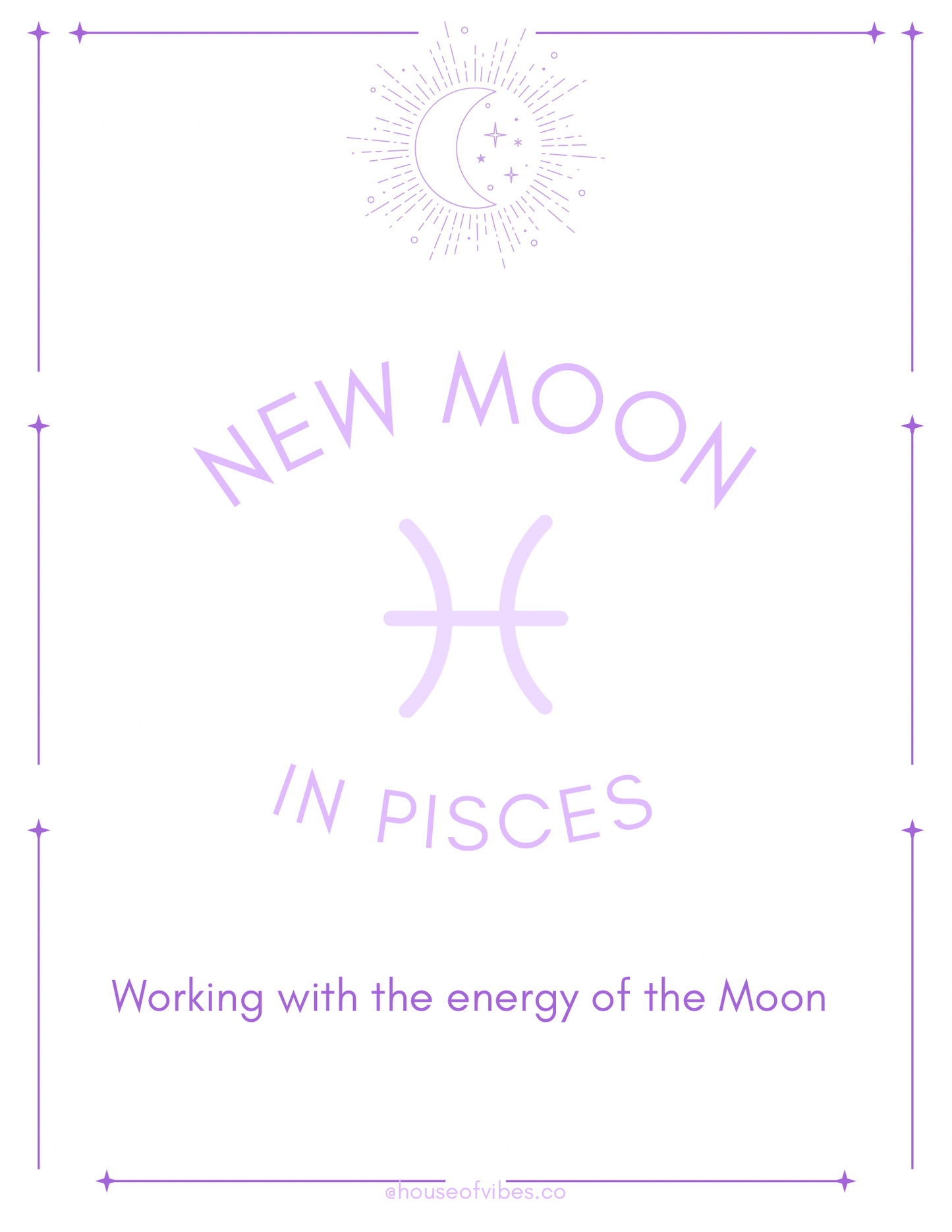 New Moon in Pisces Workbook