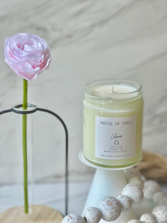 Libra Scented Zodiac Sign Candle